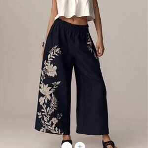 Somerset Pull On Linen Pants by Anthropologie - Large